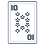 Ten of clubs
