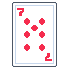 Seven of diamonds