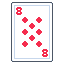Eight of diamonds