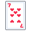 Seven of hearts